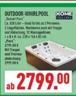 Outdoor-Whirlpool Sunset Pure im Angebot bei Marktkauf in Velbert Outdoor-Whirlpool Sunset Pure Angebote von Home Deluxe bei Marktkauf Velbert für 2.799,00 €