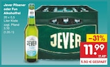Pilsener oder Fun Alkoholfrei im Angebot bei Netto Marken-Discount in Hohenstein-Ernstthal Pilsener oder Fun Alkoholfrei Angebote von Jever bei Netto Marken-Discount Hohenstein-Ernstthal für 11,99 €