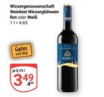 Winzerglühwein Rot im Angebot bei GLOBUS in Neustadt Winzerglühwein Rot Angebote von Winzergenossenschaft Weinbiet bei GLOBUS Neustadt für 3,49 €