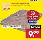 Aktuelles Sommersteppdecke Angebot bei Netto Marken-Discount in Recklinghausen ab 9,99 €