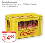 Limonade Angebote von Coca-Cola bei GLOBUS Nettetal für 14,99 €