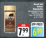 Gold löslicher Bohnenkaffee im Angebot bei EDEKA in Schweinfurt Gold löslicher Bohnenkaffee Angebote von Nescafé bei EDEKA Schweinfurt für 6,99 €