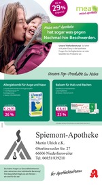 mea - meine apotheke Apotheken Prospekt der aktuellen Woche mit 4 Seiten, gültig von 01.03.2026 bis 31.03.2026, in St. Wendel und Umgebung Aktueller mea - meine apotheke Apotheken Prospekt in St. Wendel und Umgebung, "Unsere März-Angebote" mit 4 Seiten, 01.03.2026 - 31.03.2026