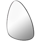 Miroir ovoide metal en promo à 19,99 € chez B&M Miroir ovoide metal dans le catalogue B&M