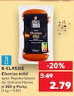Chorizo mild von K-CLASSIC im aktuellen Kaufland Prospekt