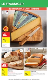 Prix et réduction Comté dans le prospectus Carrefour en cours Offre Comté dans le catalogue Carrefour du moment à la page 28
