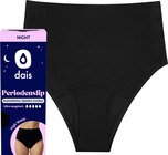 Periodenunterwäsche Slip Night schwarz Gr. L von dais im aktuellen dm-drogerie markt Prospekt für 19,95 €