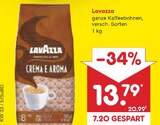 ganze Kaffeebohnen bei Netto Marken-Discount im Langelsheim Prospekt für 13,79 €