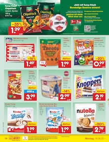 Nutella im Netto Marken-Discount Prospekt "Aktuelle Angebote" mit 61 Seiten (Ansbach)