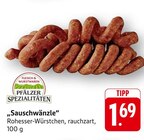 Sauschwänzle im Angebot bei E center in Bruchsal Sauschwänzle Angebote von Pfälzer Spezialitäten bei E center Bruchsal für 1,69 €