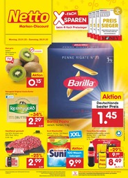 Netto Marken-Discount Prospekt "Aktuelle Angebote" für Bad Rappenau, 46 Seiten, 23.01.2023 - 28.01.2023