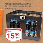 Äppler Cola im Angebot bei GLOBUS in Gießen Äppler Cola Angebote von Kelterei Possmann bei GLOBUS Gießen für 15,99 €