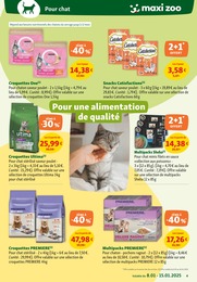 Prix et réduction Croquettes chat stérilisé dans le prospectus Maxi Zoo en cours Offre Croquettes chat stérilisé dans le catalogue Maxi Zoo du moment à la page 4