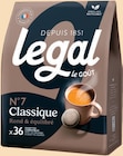 Dosettes Classique N°7 - LEGAL en promo chez Intermarché Hyper Dosettes Classique N°7 - LEGAL dans le catalogue Intermarché Hyper