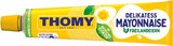 Delikatess Mayonnaise oder Remoulade von Thomy für 1,59 € bei REWE im Angebot Delikatess Mayonnaise oder Remoulade von Thomy im aktuellen REWE Prospekt