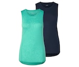 Tchibo im Supermarkt - 2 Sport-Tops, navy/türkis Angebot im Prospekt 2 Sport-Tops, navy/türkis bei Tchibo im Supermarkt im Prospekt "" für 17,99 €