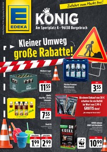 Aktueller EDEKA Prospekt (Wachenroth, 2 Seiten zum blättern EDEKA Prospekt Kleiner Umweg, große Rabatte! mit 2 Seiten
