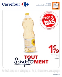 Prospectus Carrefour à Eaubonne, "TOUT SIMPLEMENT", 12 pages, 05/01/2026 - 25/01/2026