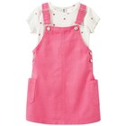 Mädchen Set mit Latzkleid und T-Shirt im aktuellen Ernstings family Prospekt für 19,99 €