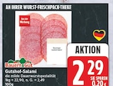 Gutshof-Salami von Bauern Gut im aktuellen EDEKA Prospekt