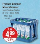 Mineralwasser von Franken Brunnen im aktuellen V-Markt Prospekt für 4,99 €