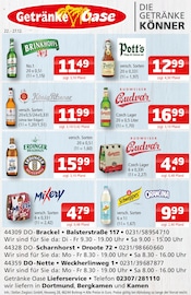 Aktueller Getränke Oase Prospekt mit Budweiser, "Aktuelle Angebote", Seite 1