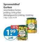 Gurken von Spreewaldhof im aktuellen V-Markt Prospekt für 1,99 €
