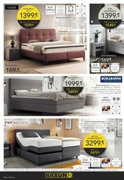 Aktueller BRAUN Möbel-Center Prospekt mit Bett, "WINTER SALE", Seite 12