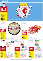 Prix et réduction La Vache Qui Rit dans le prospectus Carrefour en cours Offre La Vache Qui Rit dans le catalogue Carrefour du moment à la page 33