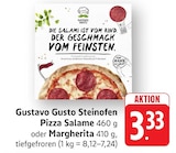 Steinofen Pizza Salame Angebote von Gustavo Gusto bei EDEKA Schwäbisch Hall für 3,33 €