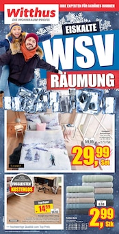 Witthus Heimtex-Fachmarkt GmbH Prospekt EISKALTE WSV RÄUMUNG. mit 10 Seiten