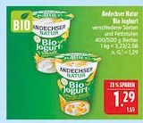Bio Joghurt Vanille Angebote von Andechser Natur bei Marktkauf Bautzen für 1,29 €
