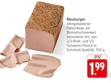 EDEKA Herbrechtingen - ofengebackener Fleischkäse Angebot im Prospekt ofengebackener Fleischkäse bei EDEKA im Herbrechtingen Prospekt für 1,99 €