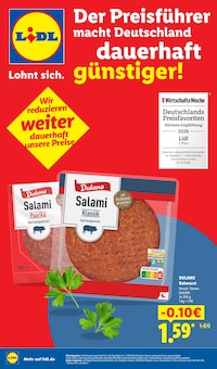 Lidl Prospekt Der Preisführer macht Deutschland dauerhaft günstiger! mit 42 Seiten