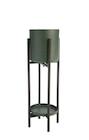 BOTANIC®-Porte plante double rond coloris vert en métal - 23 x 23 x 72 cm - BOTANIC® - Botanic à Antibes BOTANIC®-Porte plante double rond coloris vert en métal - 23 x 23 x 72 cm - BOTANIC® en promo chez Botanic Antibes à 29,00 €