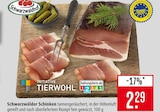 Marktkauf Groß-Zimmern - Schwarzwälder Schinken Angebot im Prospekt Schwarzwälder Schinken bei Marktkauf im Groß-Zimmern Prospekt für 2,29 €