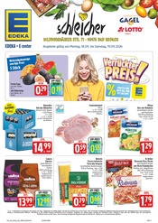 EDEKA Supermarkt Prospekt der aktuellen Woche mit 40 Seiten, gültig von 14.09.2026 bis 19.09.2026, in Bad Rodach und Umgebung Aktueller EDEKA Supermarkt Prospekt in Bad Rodach und Umgebung, "Wir lieben Lebensmittel!" mit 40 Seiten, 14.09.2026 - 19.09.2026