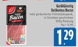 Delikatess Bacon von Gut&Günstig im aktuellen E xpress Prospekt für 1,29 €