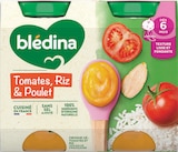 Pots tomates riz poulet - BLEDINA dans le catalogue Intermarché Hyper