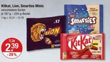 Aktuelles Kitkat, Lion, Smarties Minis Angebot bei V-Markt in Regensburg ab 2,39 €