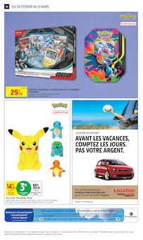 Promotion Peluche dans le prospectus Intermarché Super, valable du 24/02/2026 au 08/03/2026 Promo Peluche dans le catalogue Intermarché Super du moment à la page 34