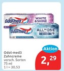 Zahncreme von Odol-med3 im aktuellen budni Prospekt