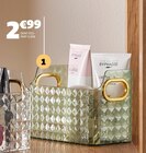 Rangement cosmetique en promo chez Gifi Cholet à 2,99 €