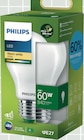 Ampoule led ultra efficient forme standard e27 60w blanc chaud à Intermarché Super dans Ancourt