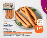 Delikatess Wiener im Angebot bei tegut in Jena Delikatess Wiener Angebote von LandPrimus bei tegut Jena für 1,99 €