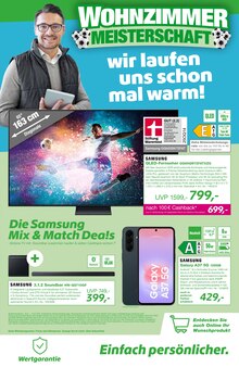 Fernseher im EP: Prospekt "WOHNZIMMER MEISTERSCHAFT - Team EP: perfekt aufgestellt!" mit 12 Seiten (Coburg)