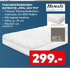 Aktuelles Taschenfederkernmatratze Opal 300 TFK Angebot bei porta Möbel in Berlin ab 299,00 €