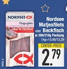 Aktuelles Matjesfilets oder Backfisch Angebot bei EDEKA in München ab 2,79 €