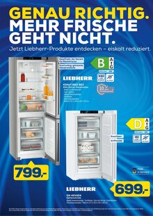 Kühlschrank im EURONICS Prospekt "GENAU RICHTIG. MEHR FRISCHE GEHT NICHT." mit 1 Seiten (Hilden)