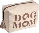 Aufbewahrungs-Tasche "DOG MOM" aus Bio-Baumwolle, natur/braun (24x16x10 cm) Angebote von Vito & Joe bei dm-drogerie markt Heilbronn für 7,95 €